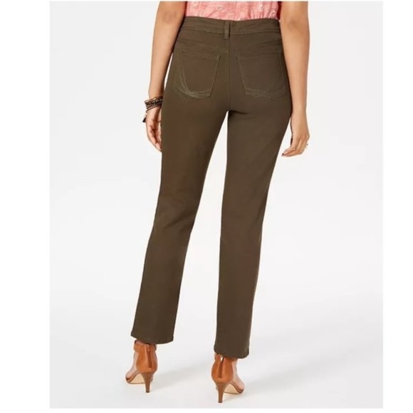 Style & Co Petite Tummy-Control Straight-Leg Jeans - Picture 3 of 10